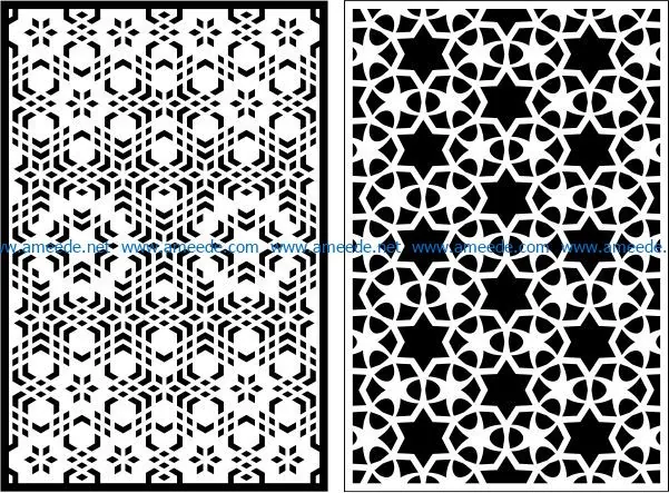 Design pattern panel screen E0008870 file cdr and dxf free vector download for Laser cut CNC