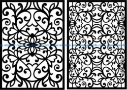 Design pattern panel screen E0008905 file cdr and dxf free vector download for Laser cut CNC