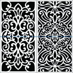 Design pattern panel screen E0008906 file cdr and dxf free vector download for Laser cut CNC