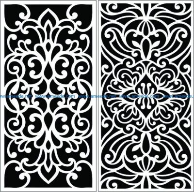 Design pattern panel screen E0008906 file cdr and dxf free vector download for Laser cut CNC