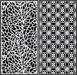 Design pattern panel screen E0008935 file cdr and dxf free vector download for Laser cut CNC