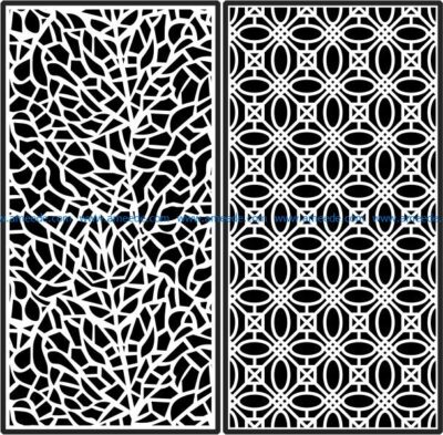 Design pattern panel screen E0008935 file cdr and dxf free vector download for Laser cut CNC