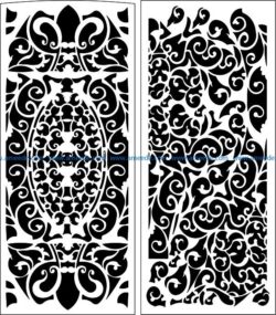 Design pattern panel screen E0008989 file cdr and dxf free vector download for Laser cut CNC