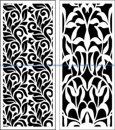 Design pattern panel screen E0009029 file cdr and dxf free vector download for Laser cut CNC