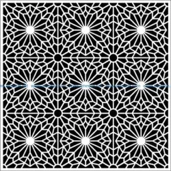 Flower decorated square file cdr and dxf free vector download for Laser cut