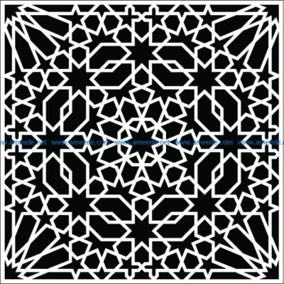 Pattern of square texture file cdr and dxf free vector download for Laser cut