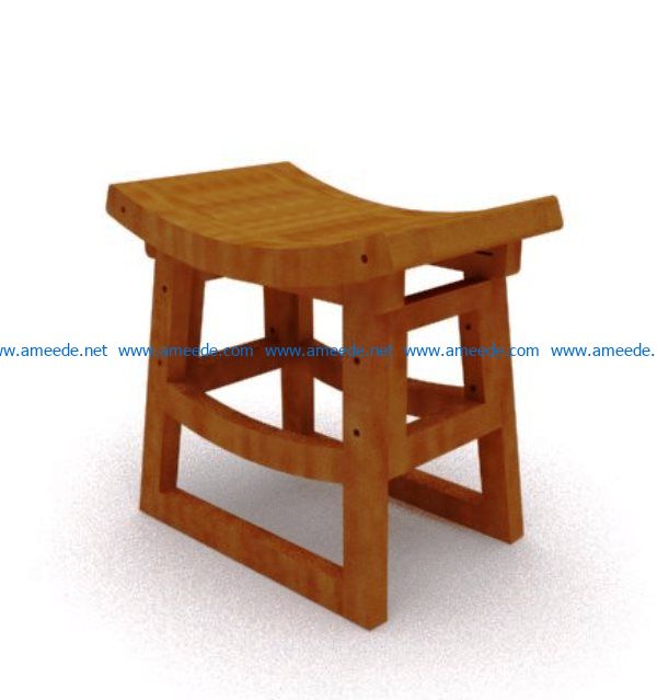 Stool file cdr and dxf free vector download for Laser cut