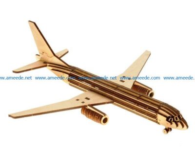 aircraft MS21 file cdr and dxf free vector download for Laser cut
