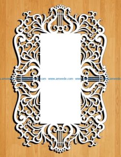 8 March greeting card file cdr and dxf free vector download for Laser cut