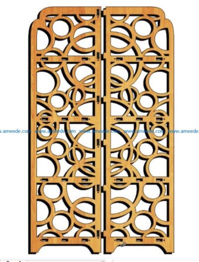 Design pattern panel screen E0009114 file cdr and dxf free vector download for Laser cut CNC