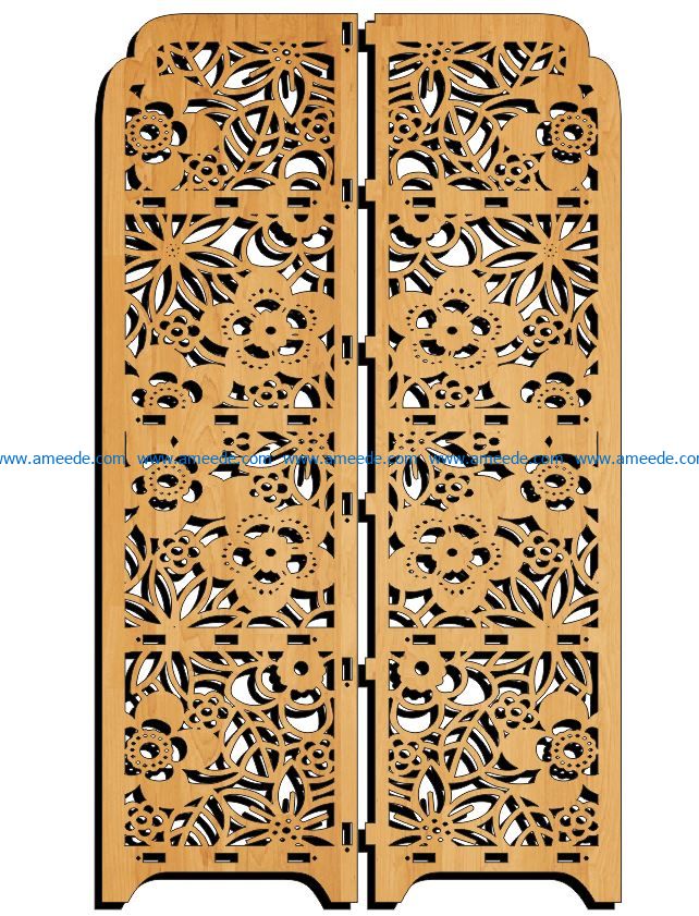 Design pattern panel screen E0009116 file cdr and dxf free vector download for Laser cut CNC