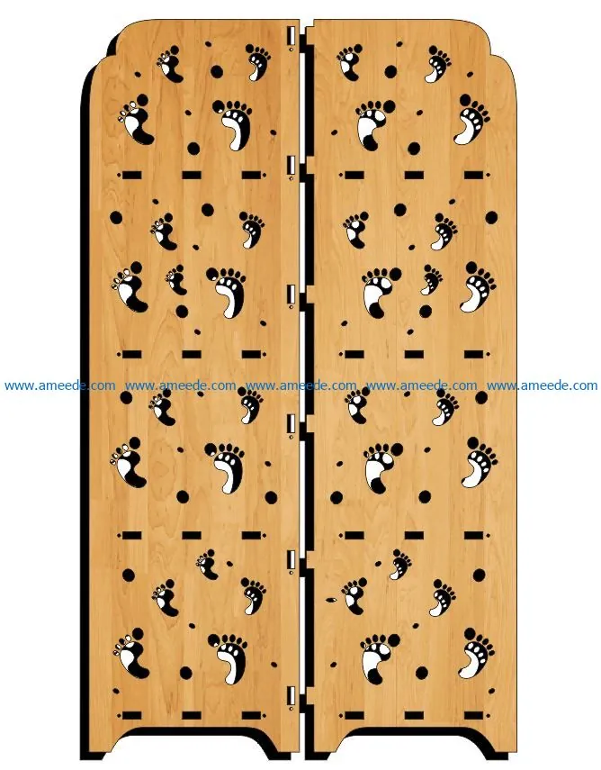 Design pattern panel screen E0009117 file cdr and dxf free vector download for Laser cut CNC