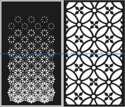 Design pattern panel screen E0009132 file cdr and dxf free vector download for Laser cut CNC