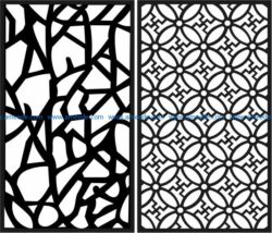 Design pattern panel screen E0009133 file cdr and dxf free vector download for Laser cut CNC