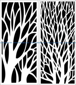 Design pattern panel screen E0009165 file cdr and dxf free vector download for Laser cut CNC