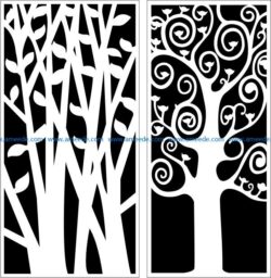 Design pattern panel screen E0009166 file cdr and dxf free vector download for Laser cut CNC