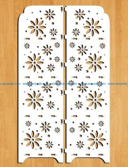 Design pattern panel screen E0009195 file cdr and dxf free vector download for Laser cut CNC