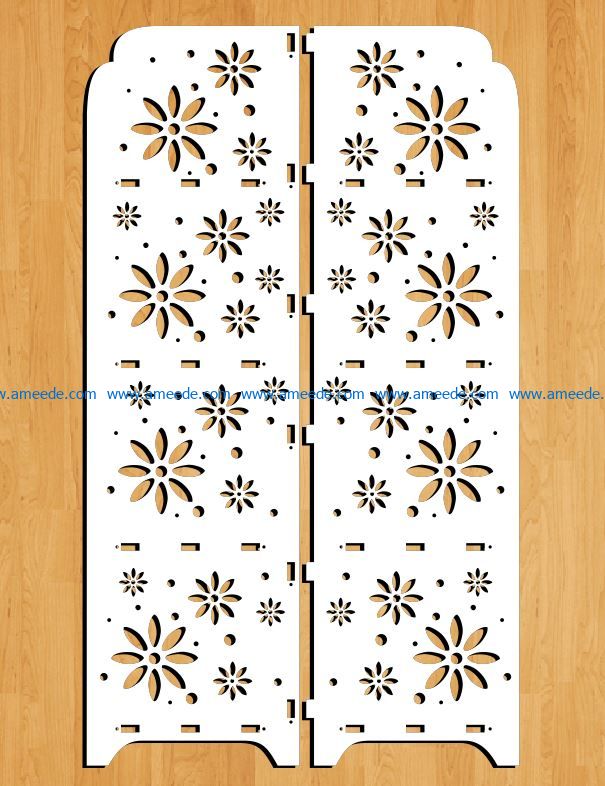 Design pattern panel screen E0009195 file cdr and dxf free vector download for Laser cut CNC