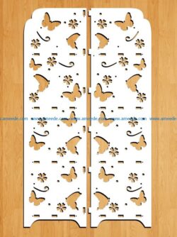 Design pattern panel screen E0009196 file cdr and dxf free vector download for Laser cut CNC