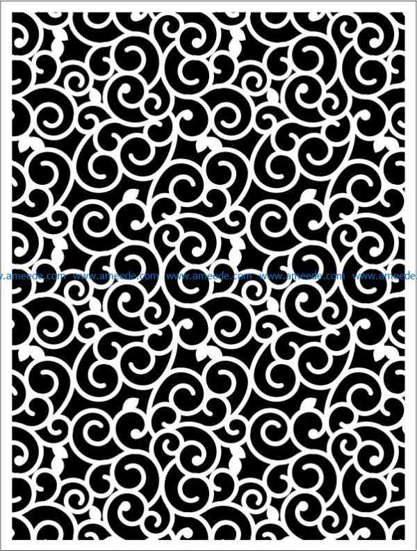 Design pattern panel screen E0009258 file cdr and dxf free vector ...
