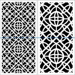 Design pattern panel screen E0009430 file cdr and dxf free vector download for Laser cut CNC