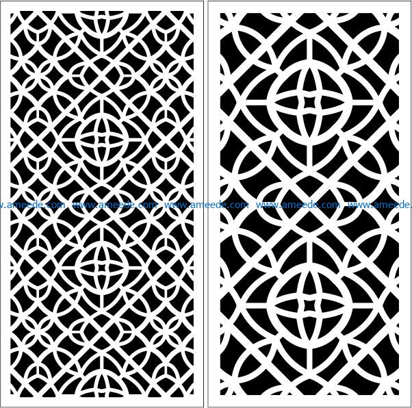 Design pattern panel screen E0009430 file cdr and dxf free vector download for Laser cut CNC