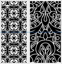 Design pattern panel screen E0009432 file cdr and dxf free vector download for Laser cut CNC