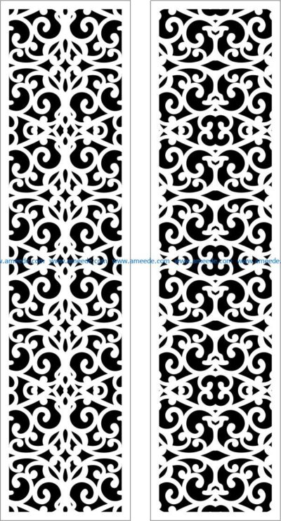 Design pattern panel screen E0009502 file cdr and dxf free vector download for Laser cut CNC