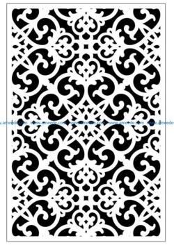 Design pattern panel screen E0009503 file cdr and dxf free vector download for Laser cut CNC