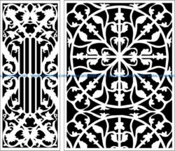 Design pattern panel screen E0009662 file cdr and dxf free vector download for Laser cut CNC