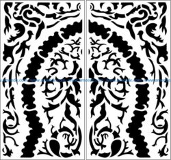 Design pattern panel screen E0009694 file cdr and dxf free vector download for Laser cut CNC