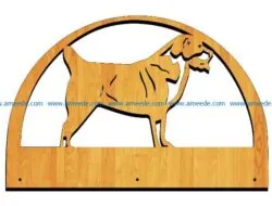 Dog key holder file cdr and dxf free vector download for Laser cut Plasma