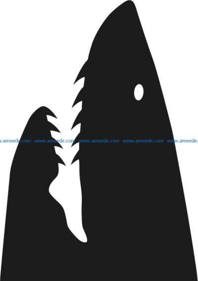 Sharks and paws file cdr and dxf free vector download for Laser cut
