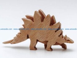 Stegosaurus file cdr and dxf free vector download for Laser cut