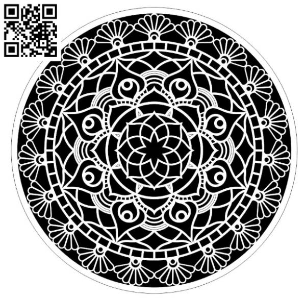 Download Circle Mandala file cdr and dxf free vector download for ...