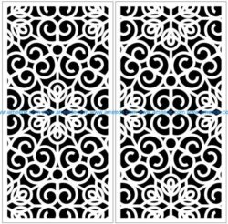 Design pattern panel screen E0009926 file cdr and dxf free vector download