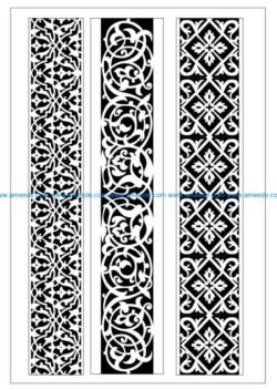 Design pattern woodcarving E0009931 file dxf free vector download for Laser cut CNC