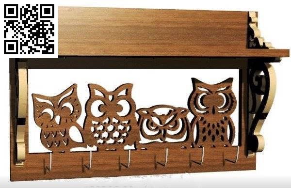 Owl housekeeper file cdr and dxf free vector download for Laser cut