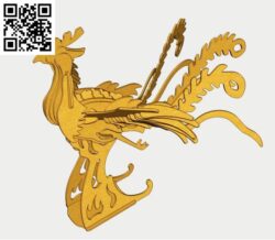 Phoenix file cdr and dxf free vector download for Laser cut