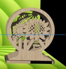 Summer tunnel file cdr and dxf free vector download for Laser cut