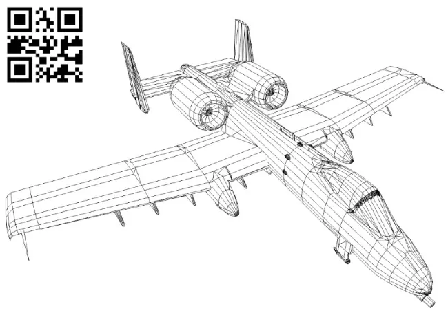 A19 aircraft E0010637 file cdr and dxf free vector download for laser engraving machines