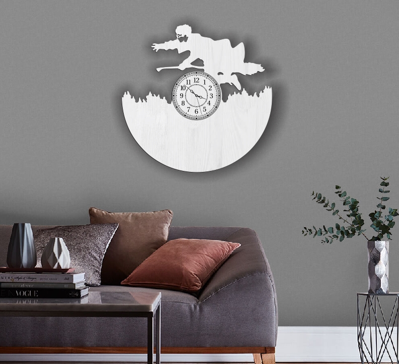 Harry potter wall clock E0010679 file cdr and dxf free vector download for Laser cut