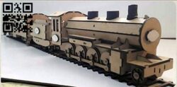 Locomotive E0010720 file cdr and dxf free vector download for laser cut