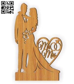 Wedding E0010566 file cdr and dxf free vector download for Laser cut