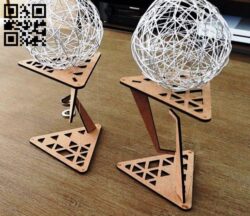 Impossible Table Tensegrity E0011062 file cdr and dxf free vector download for Laser cut