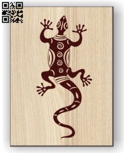 Lizard E0011065 file cdr and dxf free vector download for laser engraving machines