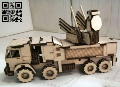 ZRPK Pantsir E0011051 file cdr and dxf free vector download for laser cut