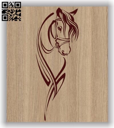 Horse E0011498 file cdr and dxf free vector download for laser engraving machines 1