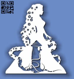 Rapunzel E0011494 file cdr and dxf free vector download for laser cut