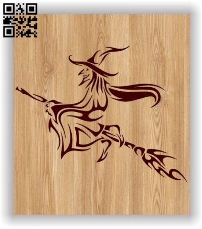 Witch E0011588 file cdr and dxf free vector download for laser engraving machines